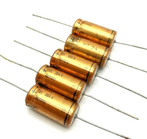 2 x Condensadores axiales ROE EB 470uF/40V - +105°C - Grado de audio - NOS - Imagen 1 de 1