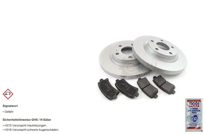 Discos de Freno Pastillas Trasero para Opel Vectra B 36_ J96 31_ 38_ Vauxhall - Imagen 1 de 4