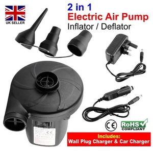 High Quality Electric Air Pump For Inflatables Swimming Pool Camping Bed Air Mat - Picture 1 of 13