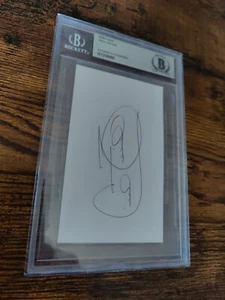 Beckett Authentic Autograph Cecil Fielder Yankees Tigers Signed Index Card MLB - Picture 1 of 4