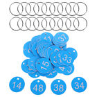 1 Set Numbered Valve Tags Numbers Tags Plastic Numbered Tags With (Number