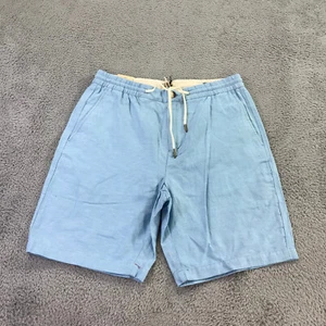 Scotch & Soda Shorts Mens Large The Fave Blue Drawstrings Chino Preppy Casual - Picture 1 of 9