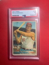 1957 Topps Ted Kluszewski Cincinnati Reds Redlegs #165 PSA 5 EX ** Just Graded**