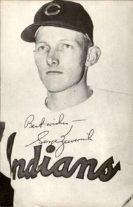 Postal firmada por George Zwerink Indians d. 2014 3x5 Repo 179355 - Imagen 1 de 1