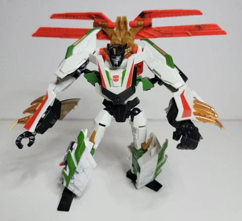 Prime Beast Hunters Wheeljack (Transformers, 2012) Loose No Weapon / Disc Cover