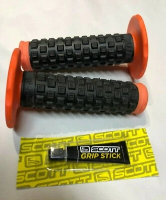 JUEGO DE MANILLAR SUPERIOR ALMOHADA 7/8 pulgadas MX GRIP ATK BETA BSA BULTACO CZ DKW naranja Foto 1 de 4