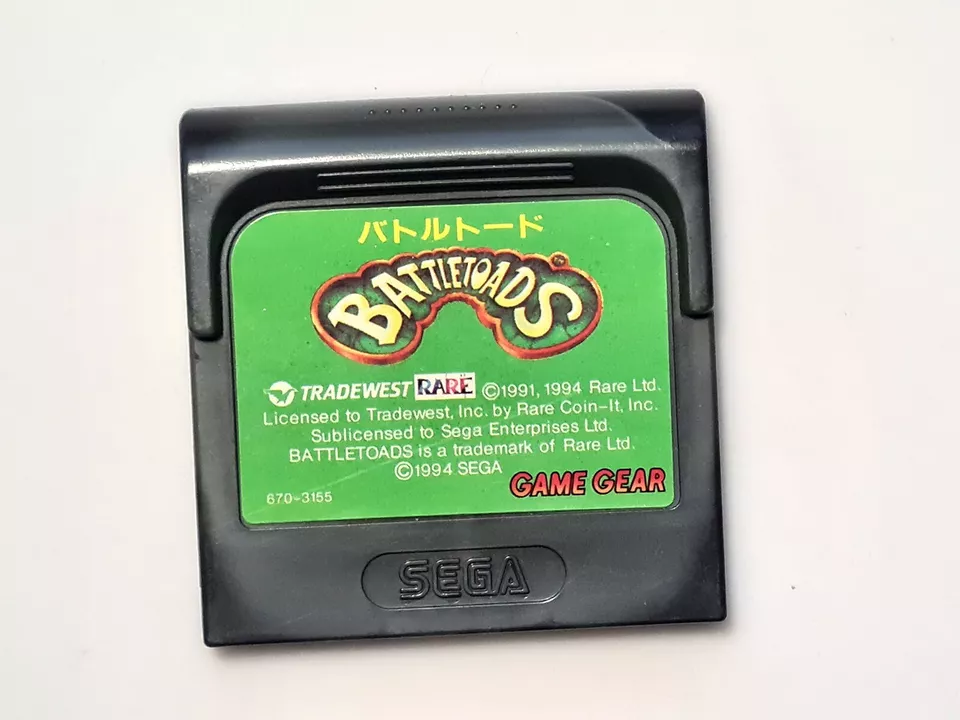 Sega Game Gear Battle Toads Japan GG game US Seller - Image 1 of 1