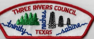 Three Rivers Council CSP Trinity-Neches-Sabine Texas RED Bdr. [MX-8535] - Picture 1 of 1