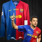 Vintage Xavi Barcelona 08/09 Cl Final Embroidery Size M Nike Long Sleeve Jersey