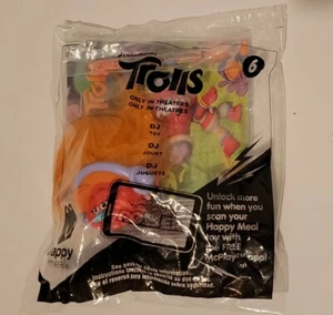 New 2016 McDonald's Happy Meal Dream Works Trolls # 6 DJ Toy.  - Picture 1 of 2