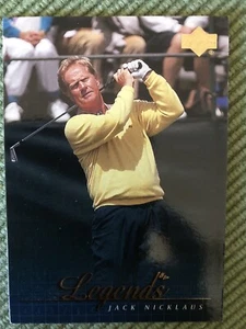 Jack Nicklaus Legends Oberdeck 2001 #53 Trading Golf Card - Bild 1 von 2