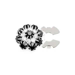 Shiny Rhinestone Button Clip Tux Accessories Detachable Flower Button Covers _ha - Picture 1 of 21