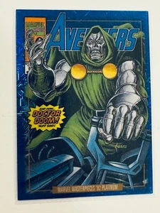 2024 Marvel Masterpieces '92 Platinum BLUE TRAXX VARIANT 1-100V Pick/Choose 1:24 - Picture 1 of 72