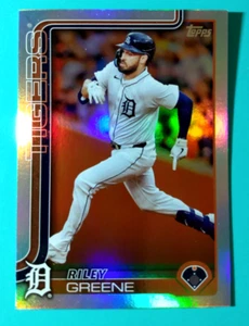 2025 TOPPS BASEBALL *** Riley Greene: Silver Foil *** #332 - Picture 1 of 2
