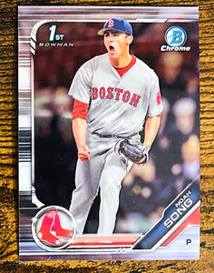 2019 BOWMAN CHROME DRAFT 1ST NOAH SONG BOSTON RED SOX