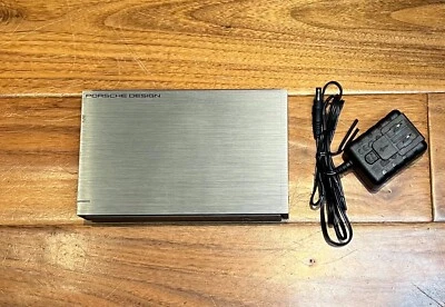 Lacie 2TB External Hard Drive Porsche Design Mobile Drive HDD USB 3.0 - Image 1 of 2