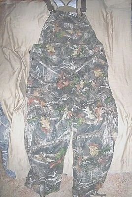 Mens Large Bib Overalls Kanati Camo Hunting Bibs Non Insulated Coveralls Bibs L - Image 1 of 4