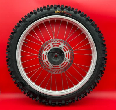 Honda CR125R CR125 1992-1994 OEM conjunto de buje de llanta de neumático delantero neumático nuevo Foto 1 de 4