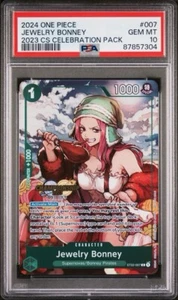 One Piece CCG Jewelry Bonney '23 Championships Celebration Pk. ST02-007 PSA 10 - Picture 1 of 3