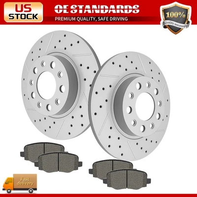 Pastillas de freno de cerámica con rotores de disco traseros de 278 mm para Jeep Renegade Compass Fiat 500X Foto 1 de 4