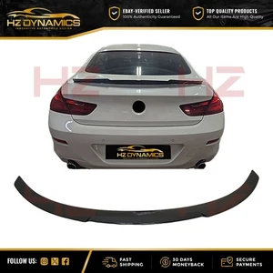 NEGRO BRILLANTE ASPECTO M4 ALERÓN MALETERO TRASERO LABIO PARA BMW SERIE 6 F06 GRAN CUPÉ UK - Imagen 1 de 9