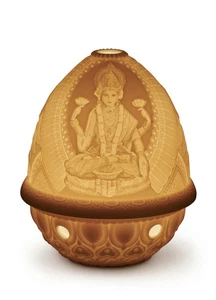 LLADRO LITOFANO LUZ VOTIVA DIOSA LAKSHMI #17339 NUEVO EN CAJA AHORRA $ F/S - Imagen 1 de 9