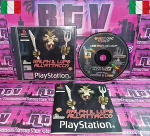 🇮🇹 RALPH IL LUPO ALL'ATTACCO SONY PS1 PAL ITA CIB PERFETTO RARO SLES-02895 - Picture 1 of 23