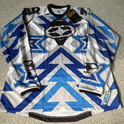 No Fear Motocross Racing Jersey Rogue Series Large Men’s MX Dirt Bike Blue - Image 1 of 4