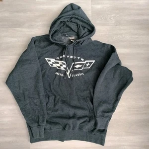 Chevy Corvette Racing Hoodie Large grau Unisex Sweatshirt Kapuzenpullover  - Bild 1 von 8