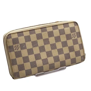 Louis Vuitton Damier Azur Zippy Organizer Portafoglio Lungo Cerniera Rotonda ... - Foto 1 di 11