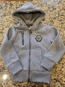 Phillip Plein Boys Zip Up Jumper hoodie  2 Years - Picture 1 of 12
