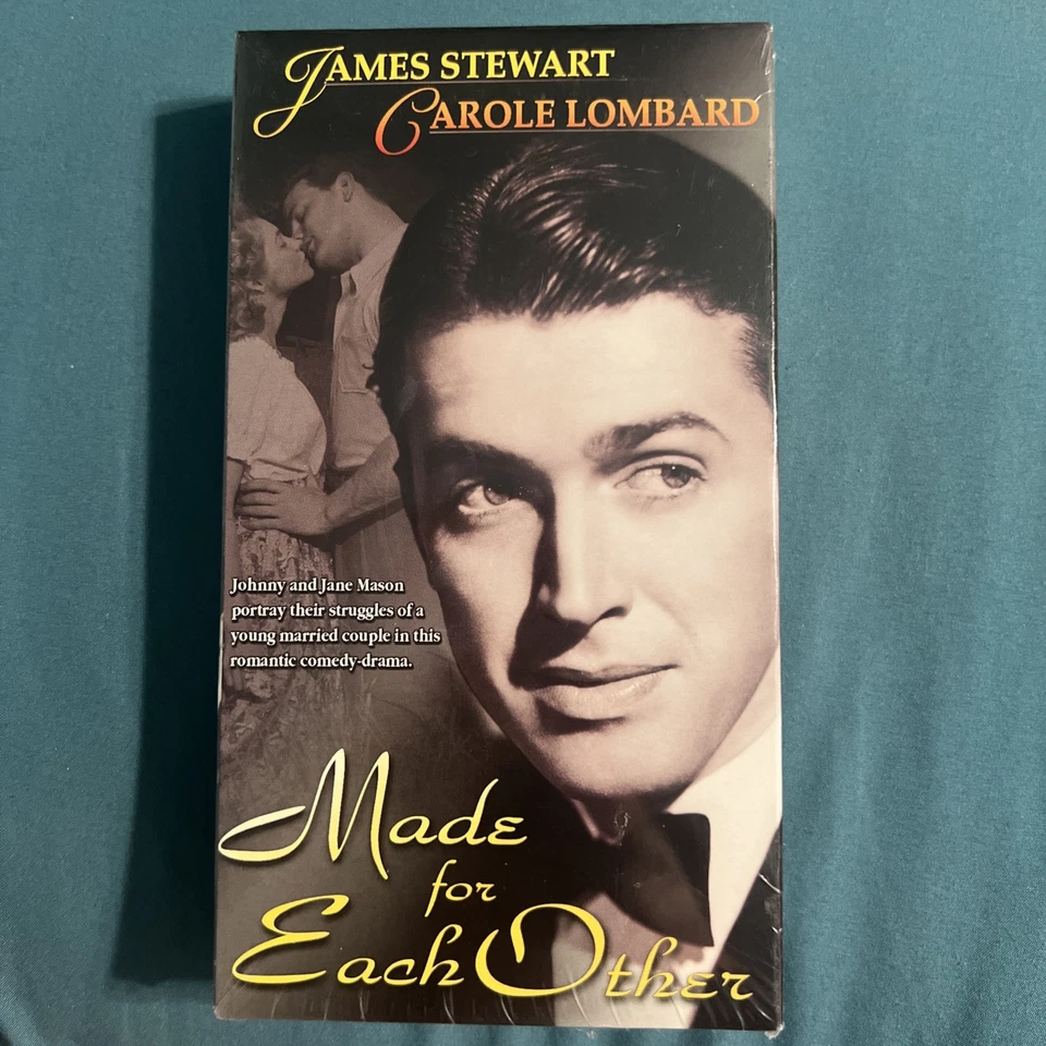 Made for Each Other VHS James Stewart Carole Lombard New Sealed 1939 2000 Foto 1 de 2