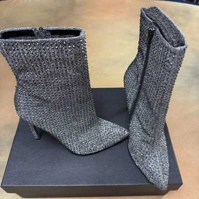 Nuevas botas de mujer Steve Madden estrás talla 7M Stiletto   Foto 1 de 4