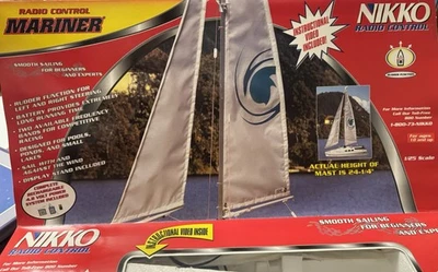 Vintage Nikko Radio Control Mariner Sailboat  - Image 1 of 4