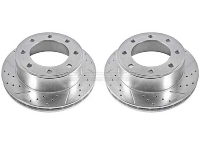 Роторы с прорезями и просверленными отверстиями PowerStop для 00-05 Ford Excursion Rear Evolution - - Изображение 1 из 4