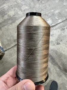 Medium Cashmere Tan Nylon Thread 8Oz Made in USA by A&E T30 Bonded Nylon - Picture 1 of 2