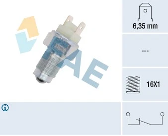 FAE 41040 Contacteur, feu de recul pour RENAULT - Photo 1/1