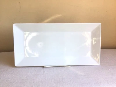 Williams Sonoma Open Kitchen Ceramic Rectangle Contemporary Serving Platter - Image 1 of 4