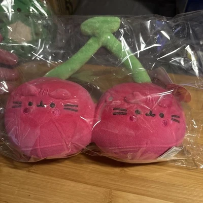 Pusheen Fruits Plush Cherry Squisheen New With Tags 8” Full Size Plush - Image 1 of 2