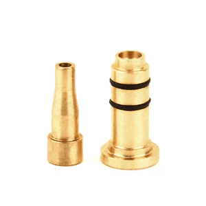 2pcs Brass Copper Refill Gas adapter for Dunhill Rollagas/ New style Lighter - Picture 1 of 6