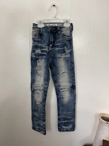 GSTR Size 7 girls destroyed denim jeans blue EUC - Picture 1 of 5