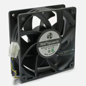 MINING SERVER FAN 120x38mm 4.7" 12VDC 2.5A PWM 285 CFM Ultra High Speed Airflow - Picture 1 of 8