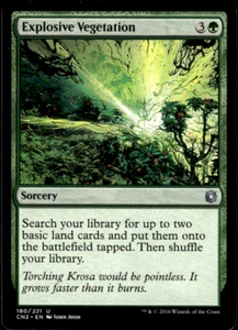 Explosive Vegetation 180/221 Conspiracy Take the Crown CN2 MTG NM - Picture 1 of 2