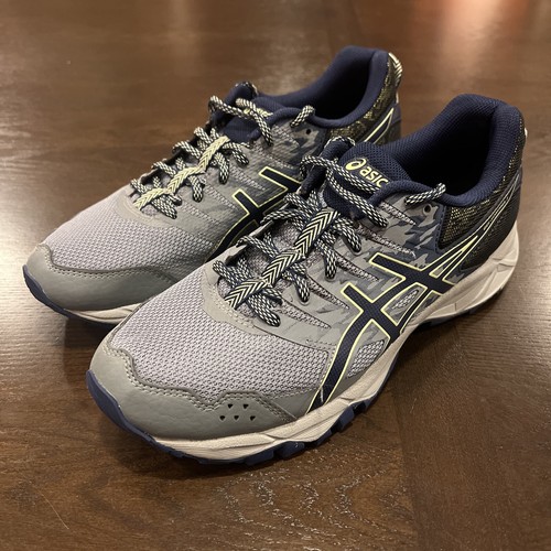 ASICS Gel Sonoma 3 Trail scarpe da corsa da donna taglia 9 grigie e blu T774N