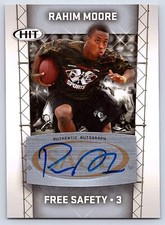 2011 SAGE HIT #A33 Rahim Moore Autographs Silver Excellent