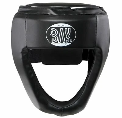 BAY® Kopfschutz CHIN Helm Boxen Kickboxen Muay Thai MMA Kampfsport Fight schwarz - Bild 1 von 4