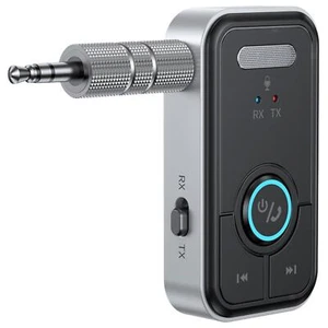 2-in-1-Sender-Empfänger 3,5-mm-AUX-Adapter für Computer-Mixer-Lautsprecher - Photo 1/6