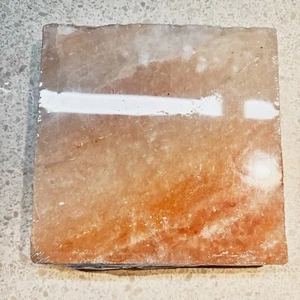 Steinsalzplatte für Grill BBQ oder als Bauelement, 20x20x2,5 cm, ca. 2,4 Kg - Bild 1 von 5