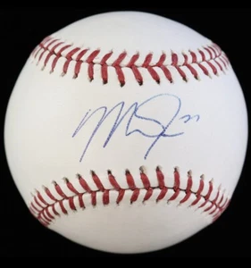 Mike Trout Autographed ROMLB Los Angeles Angels PSA COA - Picture 1 of 2