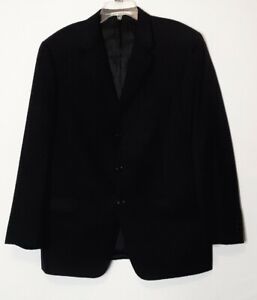 Men's "Joseph Abboud" Black Wool Blazer / Suit, Sport Jacket; Size 42R